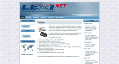 Desktop Screenshot of lexi.cz