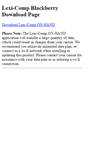 Mobile Screenshot of blackberry.lexi.com